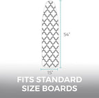HOME GENIE Ironing Board Cover, Extra Thick Padding, Scorch Resistant Silicone - Image 8