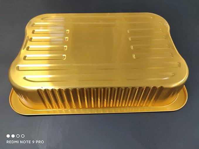 20pack 13 "x9 aluminum foil baking pan（3500ml） tray, steaming table tray - Image 4