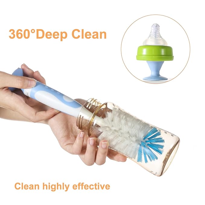 Chemimoso Multifunctional Cleaning Brush, Baby Bottle Brush, Bottle Brush - Image 6