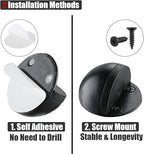 JQK Floor Door Stopper, Snowboard Hanger Storage Stainless Steel Sound - Image 4
