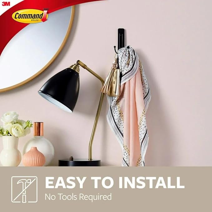 Command Large Wall Hooks, Damage Free Hanging Wall Hooks - Image 3