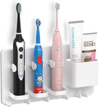 simpletome Adhesive Electric Toothbrush Holder Wall Mounted Razor Hanger by simpletome