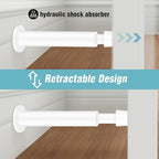 Door Stoppers, 20 Pack White Door Stops, 4.4 Inch Spring Door Stop - Image 3