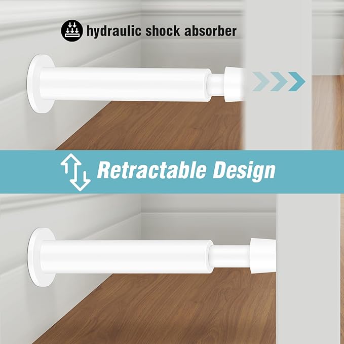 KOLAKO Door Stoppers, 10 Pack Door Stop, 4.4 Inch Door Stopper - Image 6