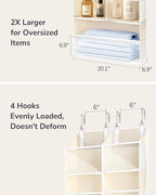 ULG Over the Door Organizer, 5-Tier Extra Large Hanging Storage - Image 6