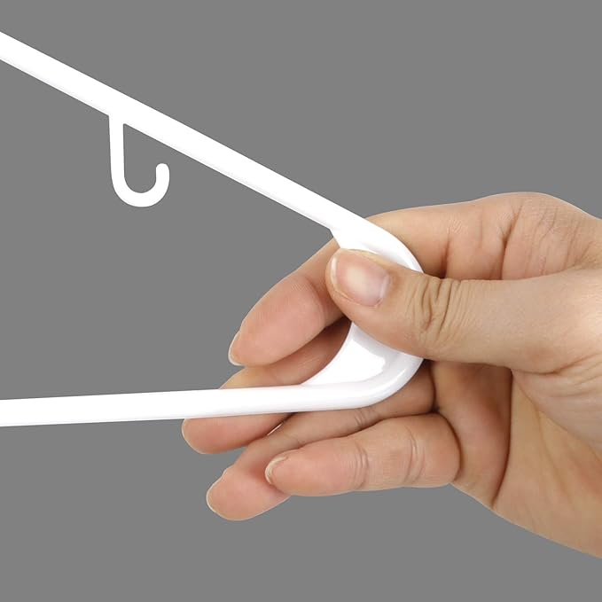 SUPER DEAL Plastic Hangers 100 Pack, Clothes Hangers - Image 5