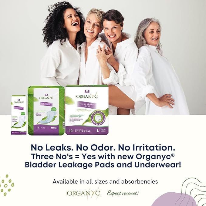 Organyc 100% Certified Organic Cotton Pads Inside and Out - Image 6