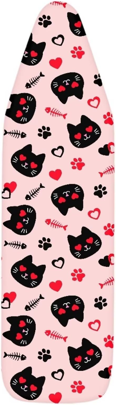 Cat Design Ironing Board Cover and Pad, Standard Size 16x55 inche Thick Padding - Image 7