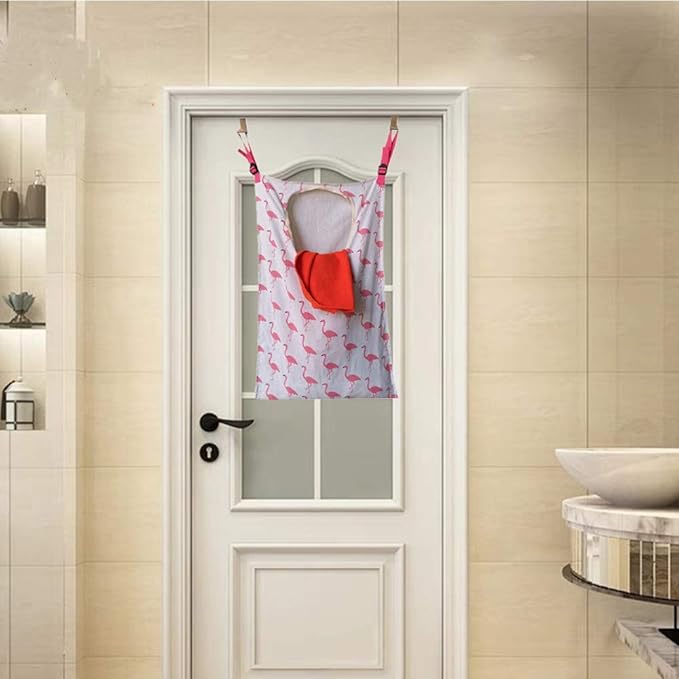 HDHYK Adjustable Door-Hanging Laundry Hamper - Image 6