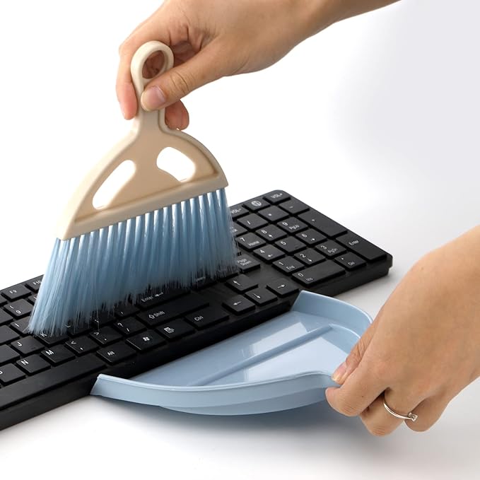 SOUJOY 6 Pack Small Dustpan and Brush Set, Whisk Broom and Dust Pan - Image 5