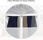 Zilink Hanging Clothes Bag Organizer 43 inch-2 Pack Large Garment Bags Suit Bag - Image 5