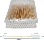 100 Pcs 6 Inch Extra Long Pet Cotton Swabs - Image 2