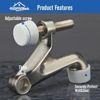 HOMOTEK 4 Pack Hinge Pin Door Stoppers, Adjustable Deluxe Heavy Doorstops - Image 2