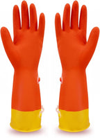 USE FUN Kitchen Rubber Gloves – 100% Natural Latex, Durable Non-Slip Waterproof by KGallery