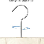 Ragyzity Canvas Clothespin Bag, Zipper Closure, Portable Clothes Pin Hanging Bag - Image 4