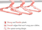 60 Pack Pink Kids Hangers 11.6 Inch - Image 5