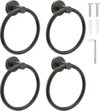 SetSail Towel Holder for Bathroom Wall Screw-in Towel Ring Stainless Steel Hand by SetSail