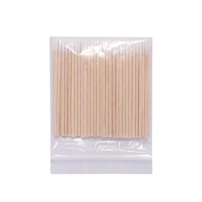 1200pcs Nails Wood Cotton Swab Cleaning 7cm Microbrush Eyelash Sticks Buds Tip - Image 8