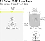 Ninestars Extra Strong White Trash Bags - Image 5