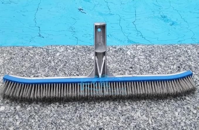 Aquatix Pro Pool Brush Head, Stainless Steel Bristles, Reinforced Aluminum Back - Image 7