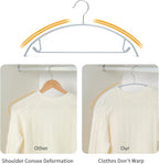 Nature Smile Non Slip PVC Coating Sweater Hangers, Dress Suit Coat Hangers - Image 2
