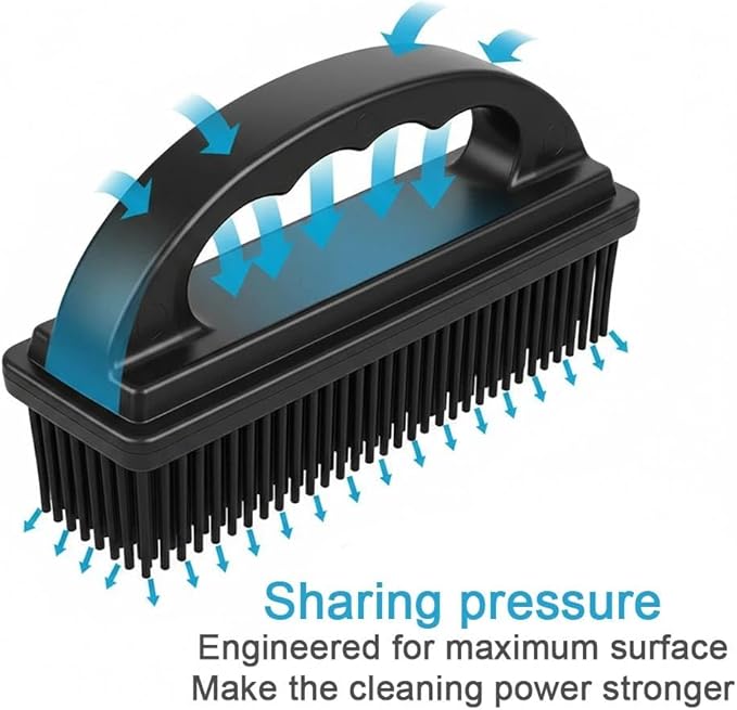 Rubber Pet Hair Removal Brush Lint & Cat Dog Hair Remover Brush Pet Silicone - Image 6