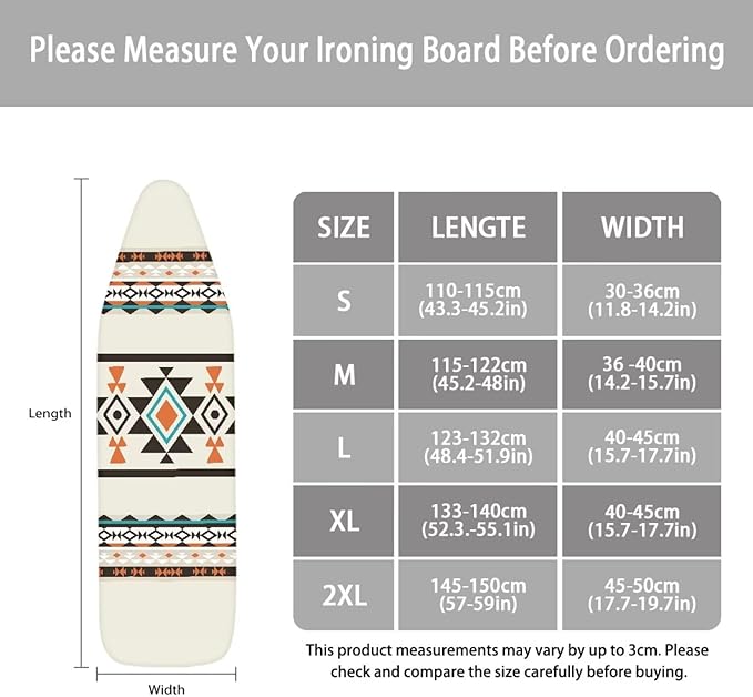 Aztec Ironing Board Cover, Western Ironing Board Cover, Tribal Ironing Board - Image 5