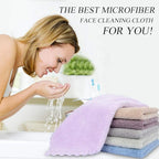 SUNLAND Microfiber Face Cloth Reusable Makeup Remover Facial Cleansing Towel - Image 3