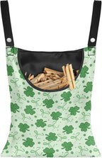 2 Pcs Clothespin Bag, Laundry Hanging Bag Fits Clothes Lines, Pin Bag by Unknown