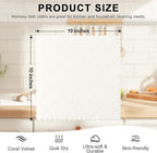 Homaxy 12 Pack Kitchen Dish Cloths, Super Soft and Absorbent Coral Velvet Dish - Image 5