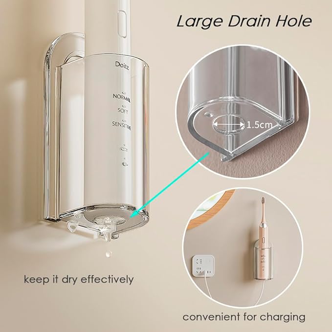2PCS Electric Toothbrush Holders - Image 3