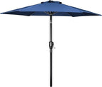 Simple Deluxe 9' Patio Umbrella Outdoor Table Market Yard Umbrella with Push Button Tilt/Crank - Image 4
