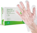 500 Pieces Plastic Disposable Gloves, Disposable Gloves by MoloTAR
