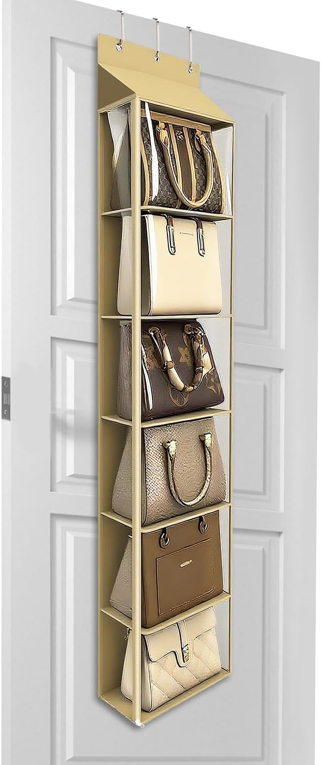 Lirex Over The Door Purse Organizer & Purse Shelf by Lirex