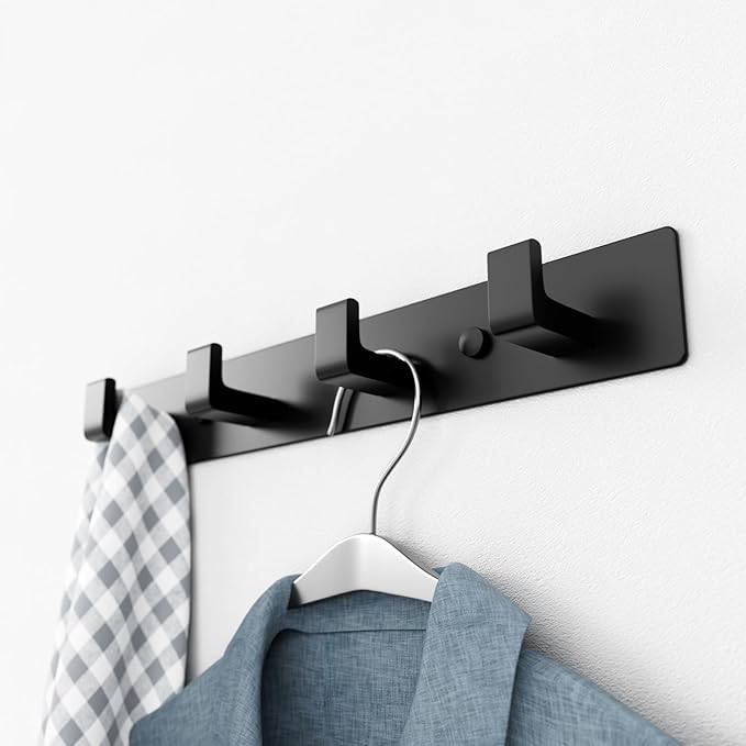 Black Coat Rack Wall Mount - Image 4