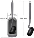 HAMITOR Toilet Bowl Brush Holder Set: Bathroom Deep Cleaning Toilet Cleaner - Image 7