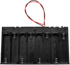 E-outstanding 12V Battery Holder 8X 1.5V AA Battery Storage Case Black Box - Image 2