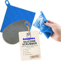 Silicone Dish Sponge Dish Scrubber by Asiopphire