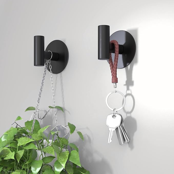 Self-Adhesive Coat Hooks, Stainless Steel Heavy Duty Wall Hooks, Towel Hooks - Image 4