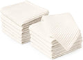 Encasa XO' Waffle Weave Face & Hand Towels – 12"x12", Natural Washcloths Set of by EncasaXO