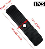 24 Inch Black Durable Faucet Mat, Silicone Kitchen Sink Splash Guard Behind - Image 2