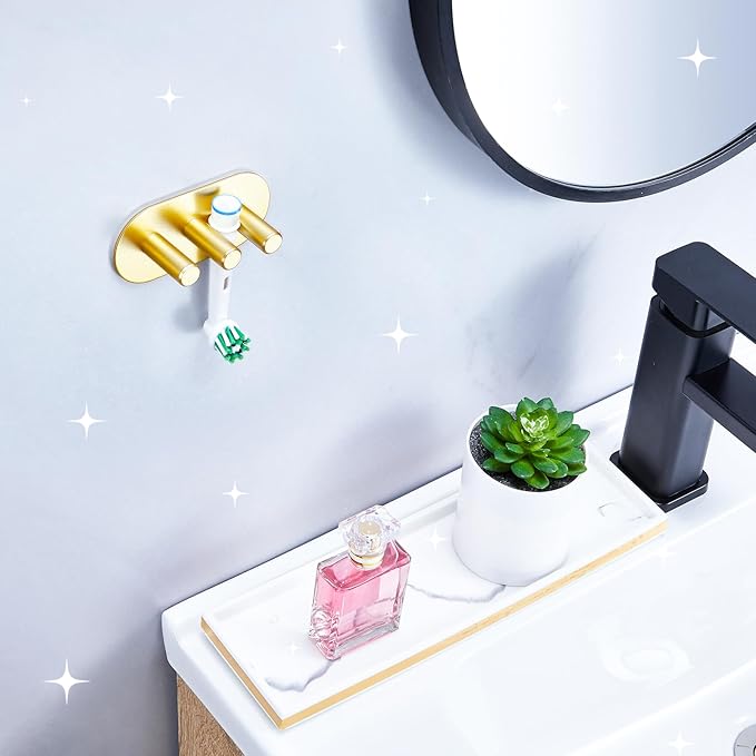 Electric Toothbrush Head Holder, Toothbrush Holders Wall Mounted, Adhesive - Image 7