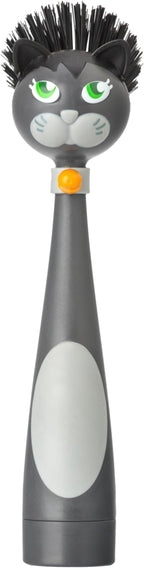 Vigar Felix Cat-Shaped Soap Dispensing Dish Brush, Dish Brush by VIGAR