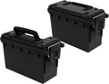 Sheffield 12790 2-Pack Ammo Storage Box, Stackable .30 Cal Field Boxes by Sheffield
