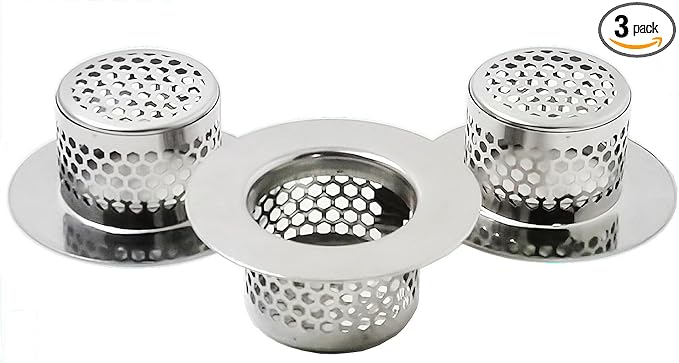 Bathtub Drain Strainer, Bathtub Cover Drain Hair Catcher Fits Standard by CNSZNAT