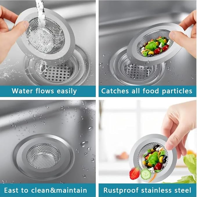 2 Pack Sink Strainer Sets - Image 3