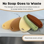 Silicone Sponge Dish Scrubber - Image 4