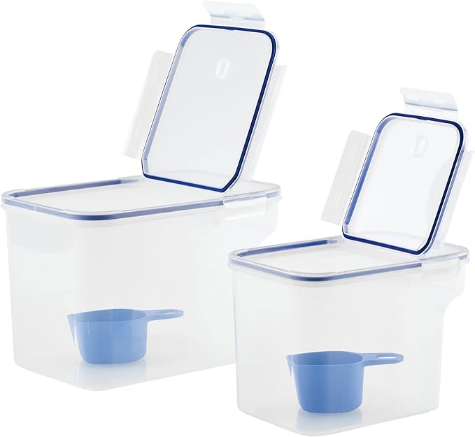 LocknLock Easy Essentials Food Storage Container and Scoop Set/Food Storage Bin - Image 6