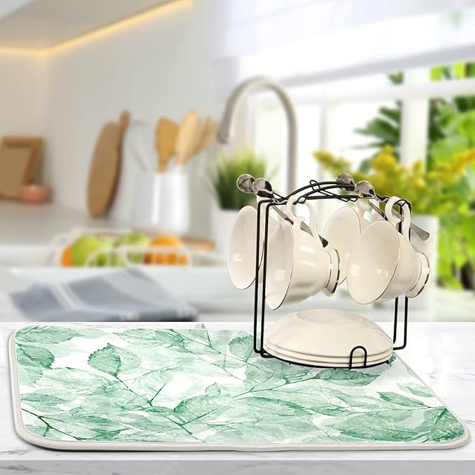 Absorbent Dish Drying Mat for Kitchen Counter - Image 5