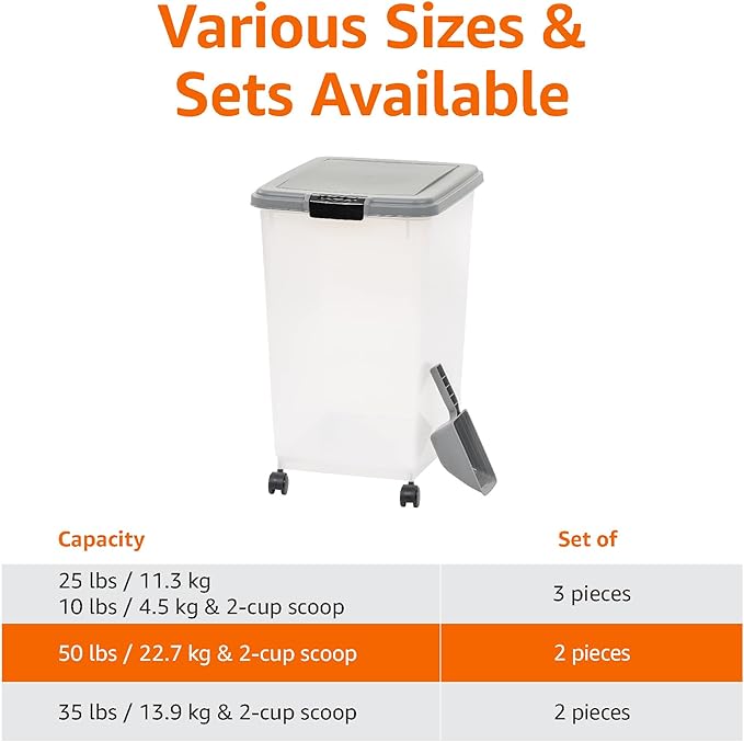 Amazon Basics Airtight Pet Food Storage Container - Image 4
